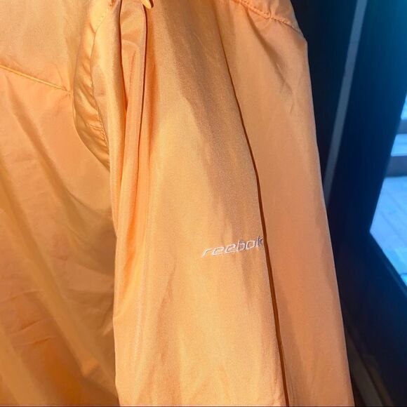 Vintage Orange Reebok Rain Jacket - Picture 2 of 4